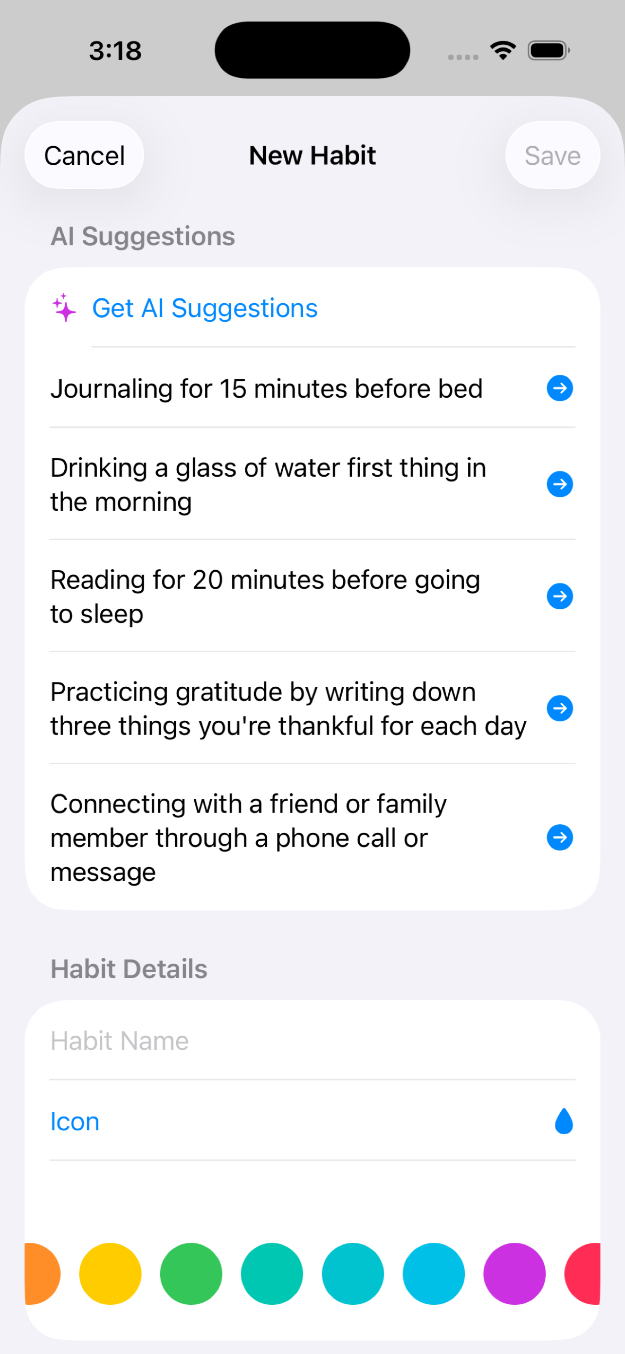 HabitFlow Pro Habit Details